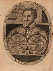 Retrato de Sir Thomas Cavendish 1560-1592, 1596