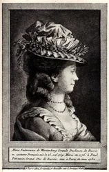 Retrato de Sophie Dorothea de Württemberg