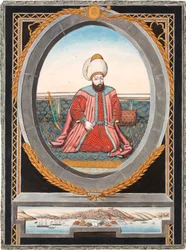 Retrato del Sultán Murad II 1404-1451