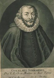 Retrato de Wilhelm Schickard 1592-1635
