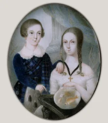 Retrato de un hermano y una hermana