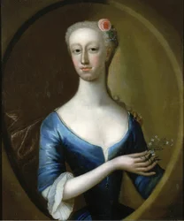 Retrato de una dama, ca. 1740