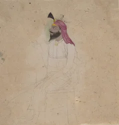 Retrato de un noble sij, principios del siglo XIX