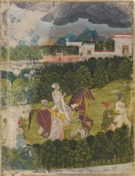 Retrato de un nawab, 1730-40
