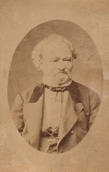 Retrato del pianista y compositor Ferenc Erkel 1810-1893, c. 1875