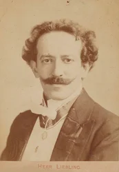 Retrato del pianista y compositor Georg Liebling