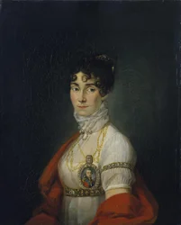 Retrato de la actriz y cantante, condesa Praskovya Sheremetyeva Zhemchugova 1768-1803