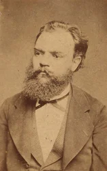 Retrato del compositor Antonin Dvorak 1841-1904, c. 1880