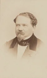 Retrato del compositor Jean-Georges Kastner 1810-1867