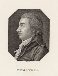 Retrato del compositor Johann Rudolf Zumsteeg 1760-1802, c. 1800
