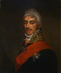 Retrato del poeta Iván Ivánovich Dmitriev 1760-1837, 1810s