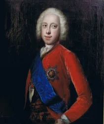 Retrato del Zar Pedro III de Rusia 1728-1762, segunda mitad del siglo XVIII