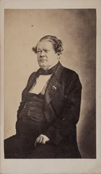 Retrato del compositor Auguste-Mathieu Panseron 1796-1859, ca 1855