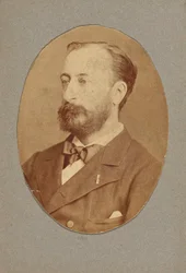 Retrato del compositor Camille Saint-Saëns 1835-1921, c. 1880