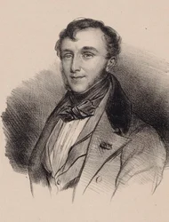 Retrato del compositor Friedrich Kalkbrenner 1785-1849