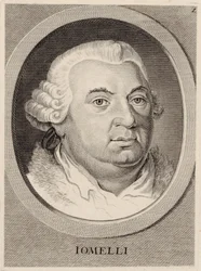 Retrato del compositor Niccolò Jommelli 1714-1774