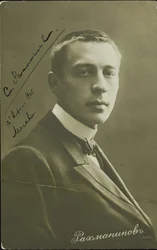 Retrato del compositor Sergei Rakhmaninov 1873-1943, c. 1905