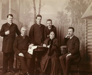 Retrato de la familia de Sophia Perovskaya, 1860s