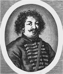 Retrato del líder de una insurrección cosaca, Stepán Stenka Razin, 1630-1671