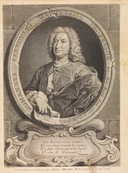Retrato del matemático Johann Bernoulli 1667-1748, 1742