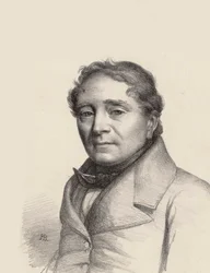 Retrato del cantante de ópera Louis Antoine Eléonore Ponchard 1787-1866