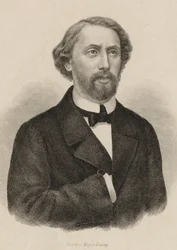 Retrato del pianista y compositor Julius Schulhoff 1825-1898, 1860