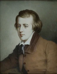 Retrato del poeta Heinrich Heine 1797-1856, ca 1825