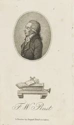 Retrato del violinista y compositor Friedrich Wilhelm Rust