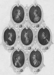 Retratos de Monedas Antiguas, mediados del siglo XIX