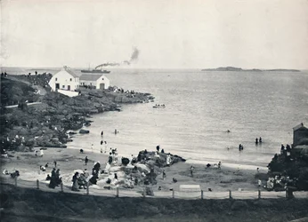 Portrush - El lugar de baño, 1895