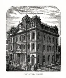Oficina de Correos, Toronto, Ontario, Canadá, siglo XIX