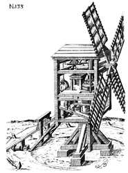 Molino de poste, 1620