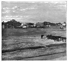 Potchefstroom, el Transvaal, Sudáfrica, c1890
