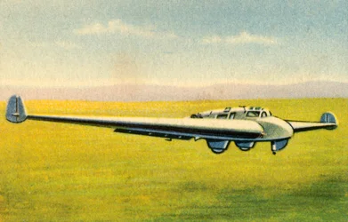 Avión de ala volante motorizado, 1932