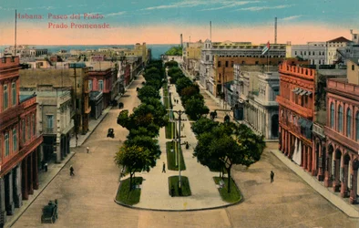Paseo del Prado, La Habana, Cuba, 1910