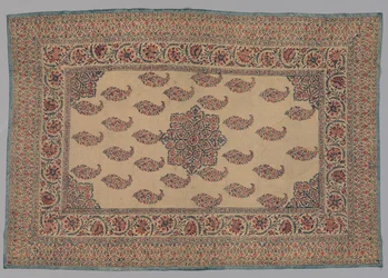 Alfombra de oración, principios de 1800