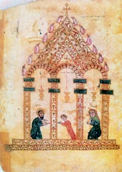 Presentación de Jesús en el Templo, siglo XIII