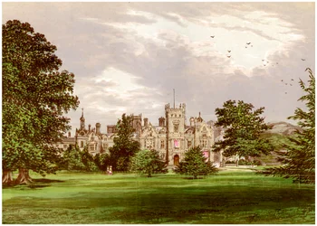 Preston Hall, Kent, hogar de la familia Brassey, c1880