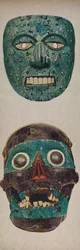 Culturas primitivas en máscaras rituales y festivas - Quetzalcóatl y Tezcatlipoca