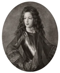 Príncipe James Francis Edward Stuart, el Viejo Pretendiente, c1700 1906