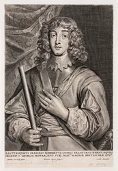 Príncipe Ruperto del Rin, oficial de caballería, c 1640