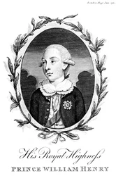 Príncipe William Henry, tercer hijo de Jorge III, 1781