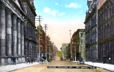 Calle Prince William, Saint John, New Brunswick, Canadá, c. 1900s