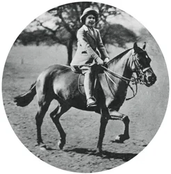 La Princesa Isabel a caballo, Windsor Great Park, 1935, 1937