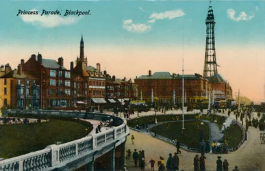 Desfile de Princesas, Blackpool, c1915