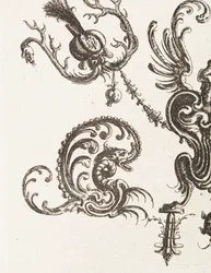 Impresión, Placa 48, de Neüw Grotteßken Buch (Nuevo libro grotesco), 1610