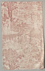 Tela de algodón impresa, c. 1790