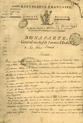 Proclamación de Napoleón a sus hermanos de armas, 20 de mayo de 1796
