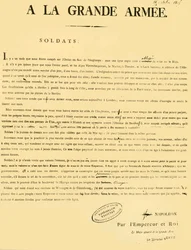 Proclamación al ejército, 13 de octubre de 1805, 1921