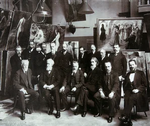 Profesores de la Academia Rusa de las Artes, 1913